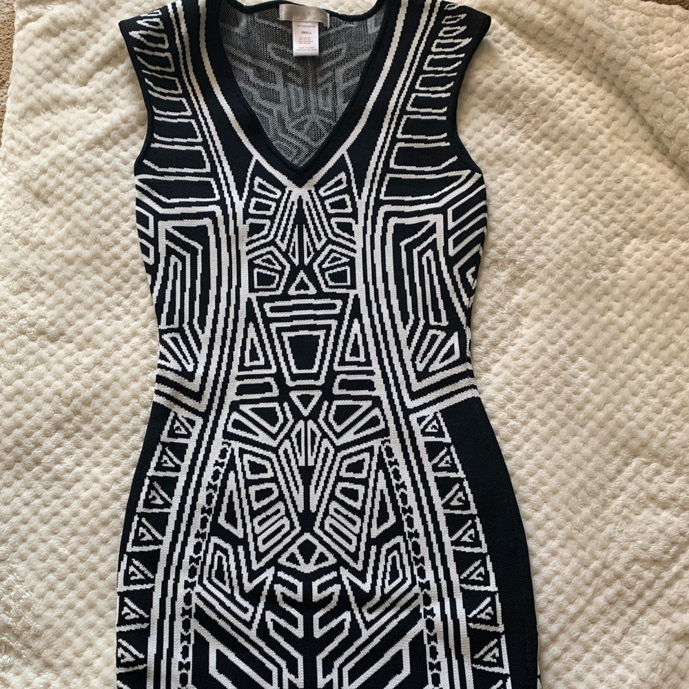 Fitted stretchy funky mini dress
